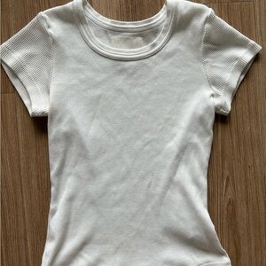 Citizens of Humanity Small Ribbed Baby Tee